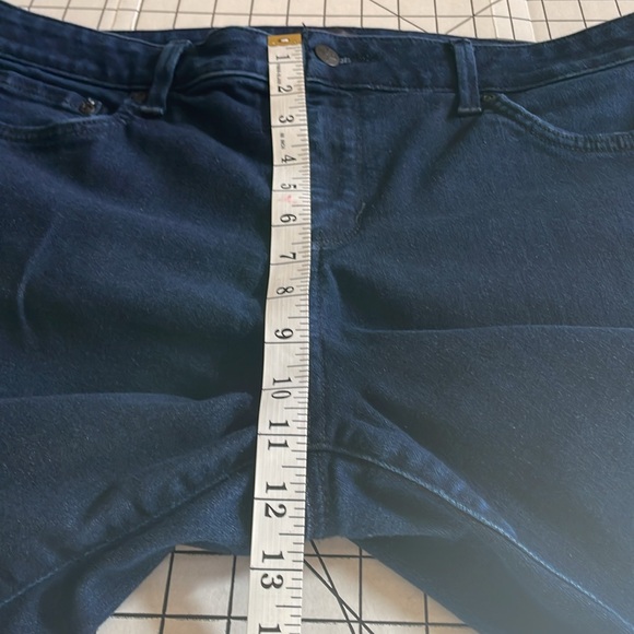 Nydj dark wash jeans, size 14, Sheri slim fit, no holes or distressing - Picture 6 of 9